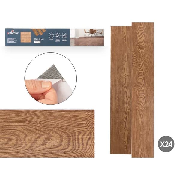Vinyl Parquet Brun 24 antal