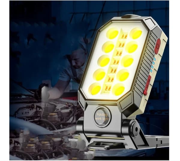 COB verkstadslampa LED-lampa + tillbehör