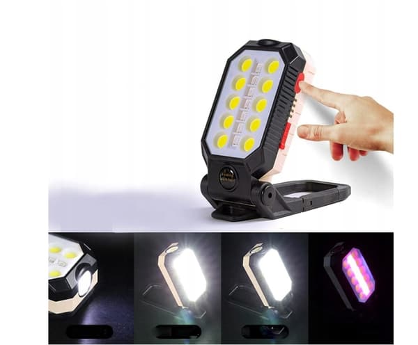 COB verkstadslampa LED-lampa + tillbehör