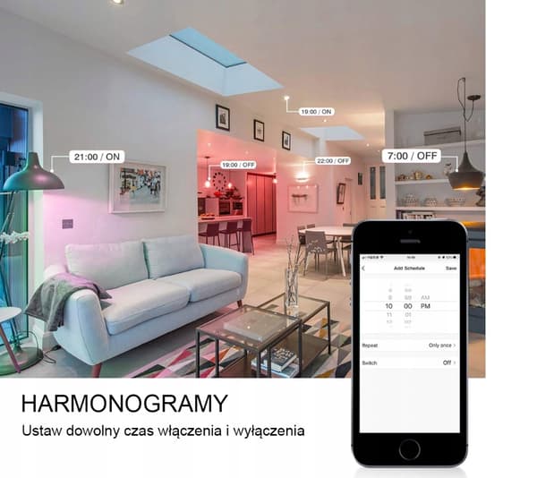 Alakattovalaisin RGBW 6W WiFi TUYA