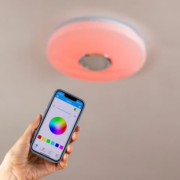 LED-taklampa med högtalare Lumavox InnovaGoods