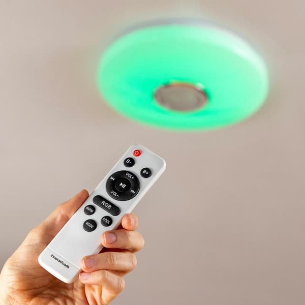 LED-taklampa med högtalare Lumavox InnovaGoods
