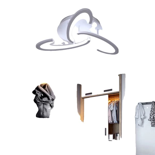 Blomst LED Loftlampe, Energi-Effektiv, Moderne Minimalistisk Design,kold lys ingen RC