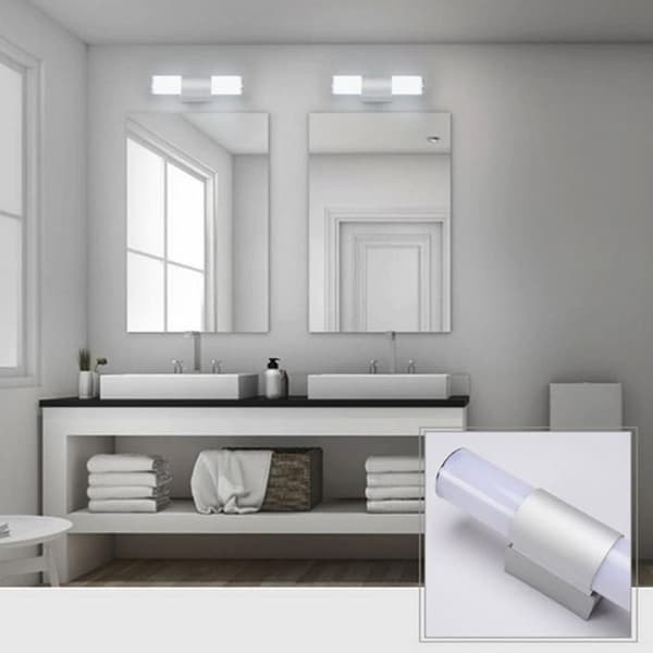 LED Sminklampa, Modern Akrylskärm, Fjärrkontroll Justerbarhet, Rostbeständig Funktion