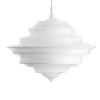 Moderne Pendelkrone, Mælkehvidt Glas, Kognac Glas,Varmt lys, C Mælk hvidt glas
