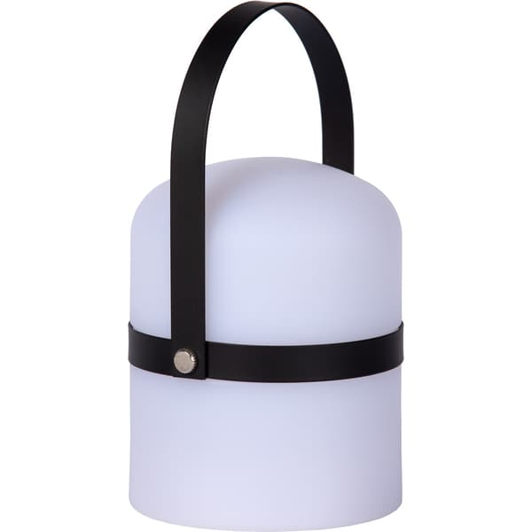 Lucide Little Joe Oppladbar Bordlampe 10cm IP44 Hvit/Sort