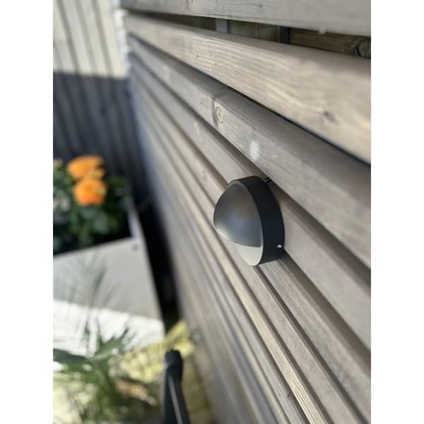 Namron hagebelysning RGBW 12v rund sort