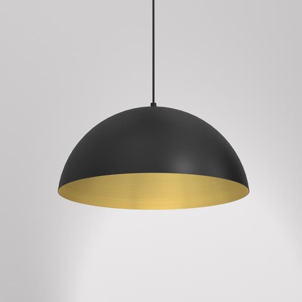 Hængelampe BETA SORT/GULD 1xE27 45cm