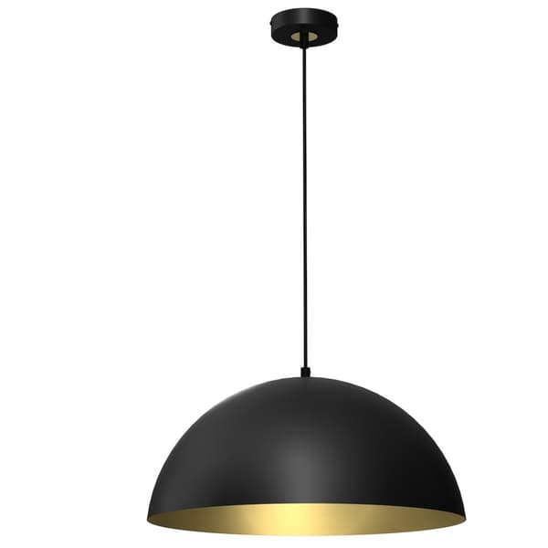 Hængelampe BETA SORT/GULD 1xE27 45cm