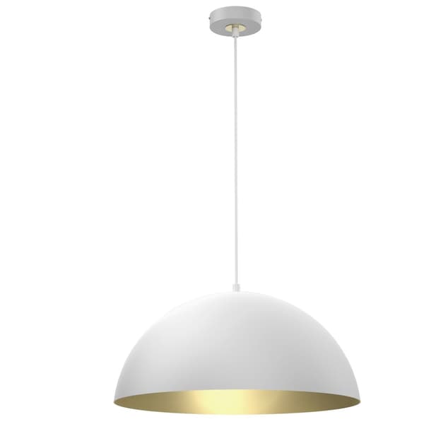 Hængelampe BETA WHITE/GULD 1xE27 45cm