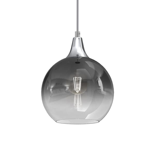 Hængelampe MONTE SILVER diameter 200 1xE27