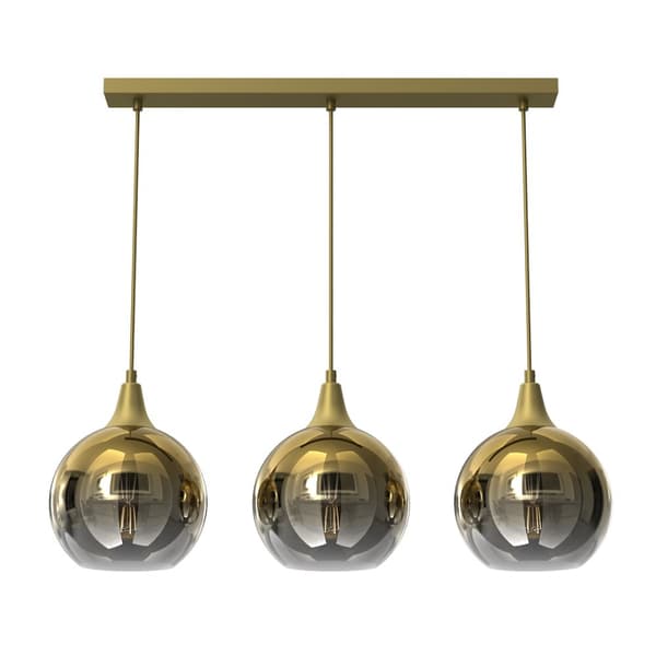Hængelampe MONTE GOLD 3xE27