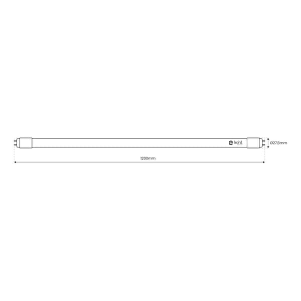 LED Lysrör 18W 1850lm 4000K 120cm