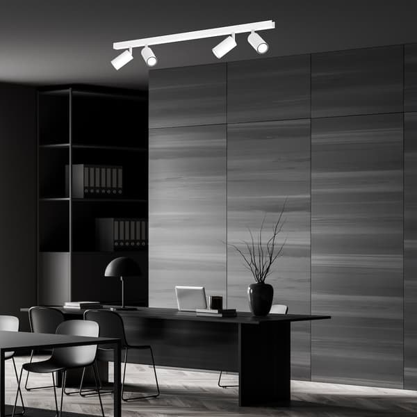 HUDSON WHITE 4xGU10 taklampa