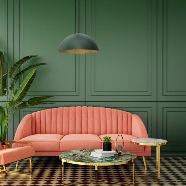 Hänglampa BETA GREEN/GULD 1xE27 45cm