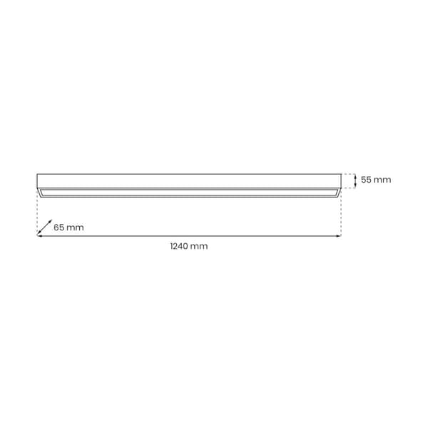 Taklampa LUNGO 1xT8 18W LED