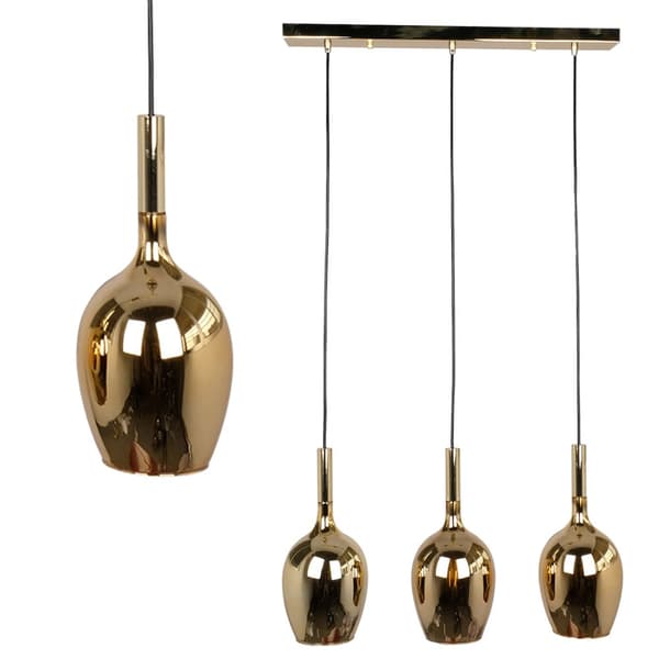 Hänglampa LUGANO GOLD 3xE14