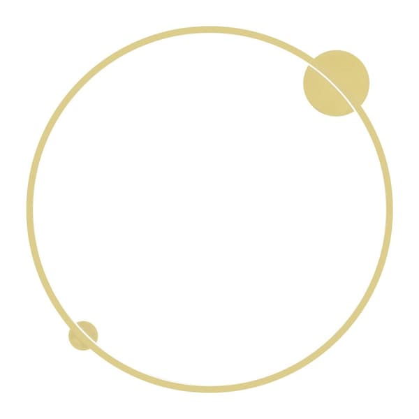Saturno Gold 46W LED loftslampe