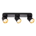 Miniatyrbillede 2 af 5: Loftslampe Andy 3xGU10 Sort + Guld
