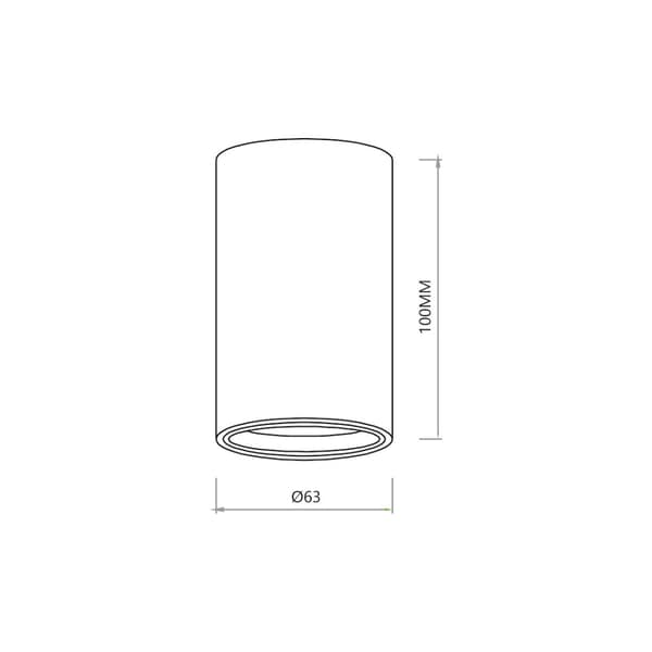 GENESIS SPOT HVID 1xGU10 10cm