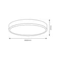 Miniatyrbillede 7 af 9: MAQ 50W 3CCT Sort Loftslampe