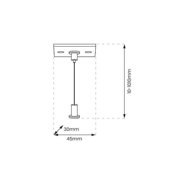 Sling Guide Track Black 1-Circuit