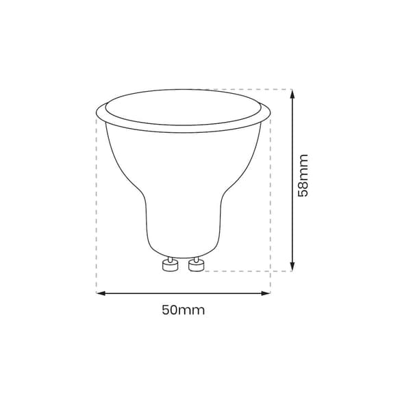 LED pære 9W GU10 3000K
