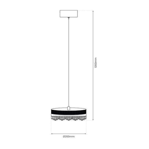 PRECIOSA 25W LED pendel