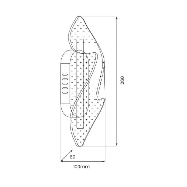 LARGO 8W LED-seinävalaisin
