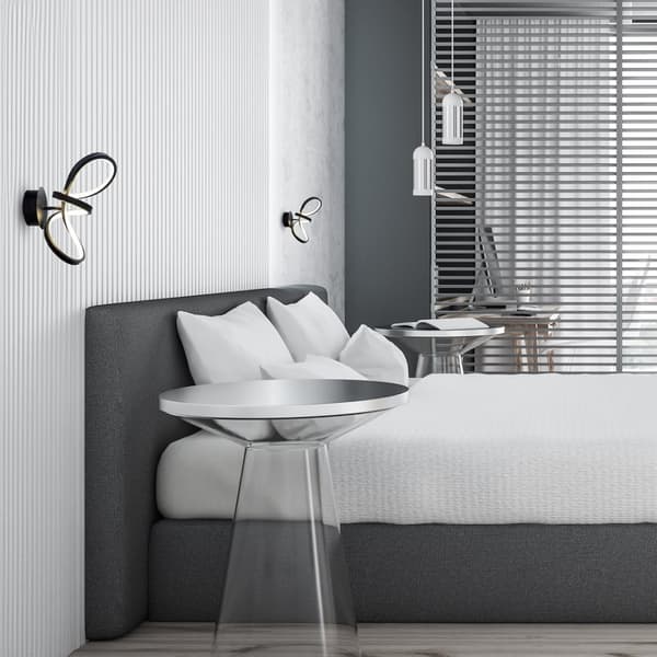 TESORO SORT 15W LED væglampe