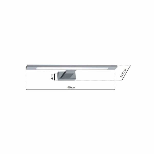 SHINE CHROME 40cm 7W LED væglampe