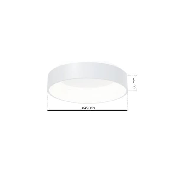 Taklampa OHIO 24W LED Ø450mm