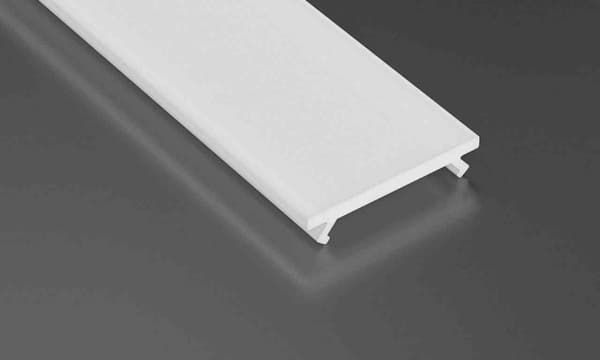 SILVER ALUMINIUM PROFIL TYP D 1m + MJÖLKSKÄRM