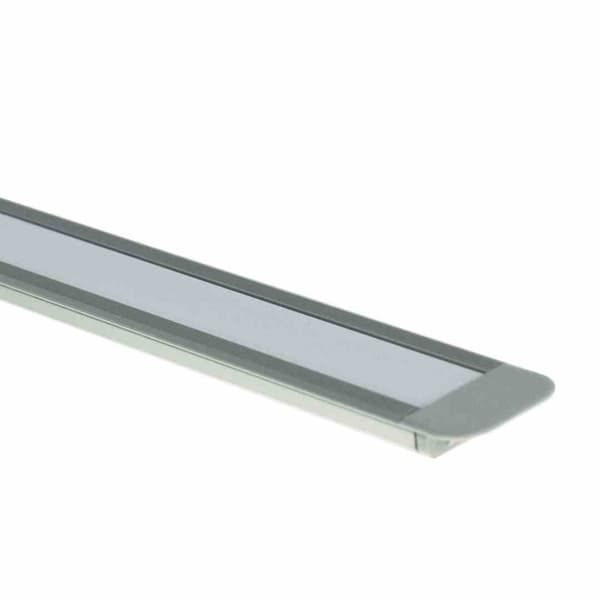 ALUMINIUMPROFIL SILVER TYP Z 1m + MJÖLKSKÄRM