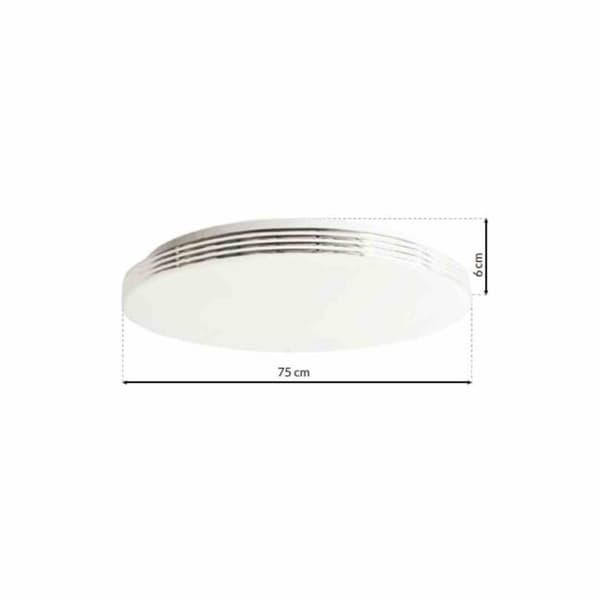 SIENA 80W LED loftslampe Ø750 mm + fjernbetjening