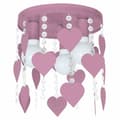 Miniatyrbillede 2 af 8: Loftslampe CORAZON VIOLET 3xE27