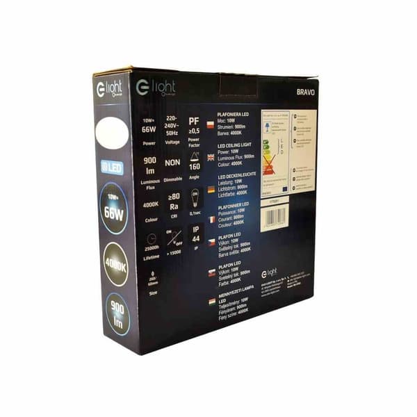 Bravo 10W LED taklampa Ø260 mm