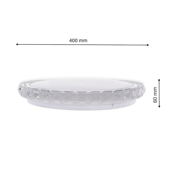 LAYLA loftslampe 33W LED Ø400mm Dæmpbar + Fjernbetjening