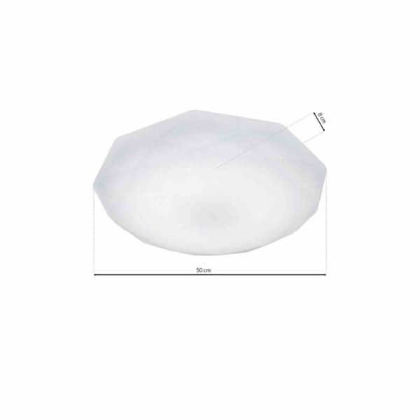 HEX 24W LED loftslampe Ø500 mm