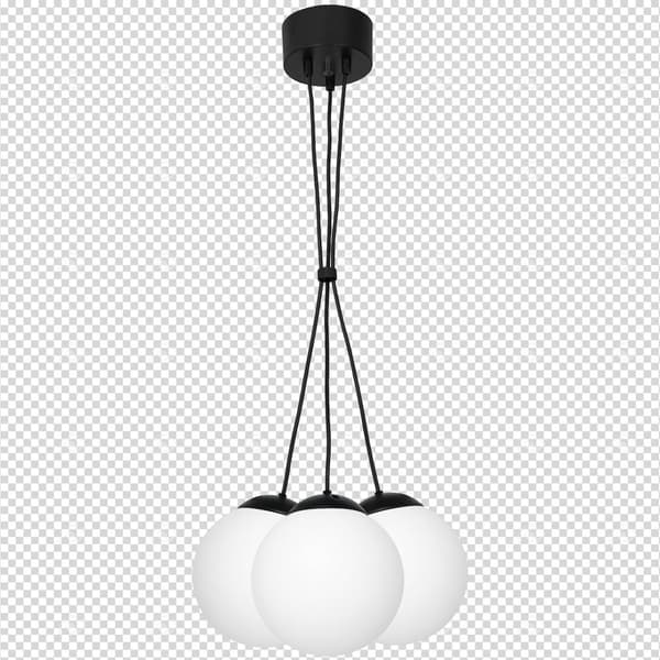 Riippuvalaisin LIMA BLACK 3xE14