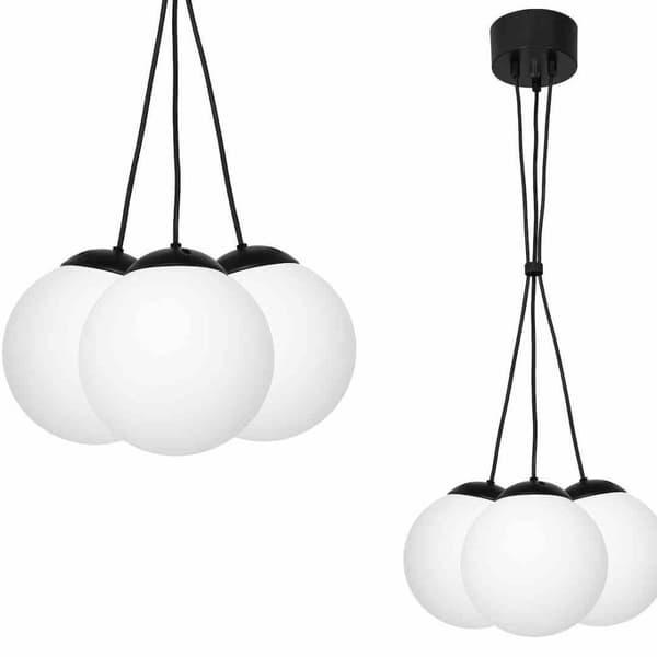 Riippuvalaisin LIMA BLACK 3xE14
