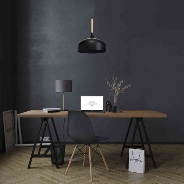 Hængelampe TAYLOR SORT 1xE27 60W