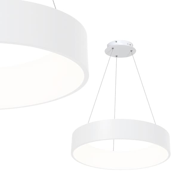 OHIO WHITE 24W LED pendel
