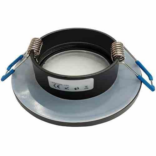 IP44 Svart rund takspotlight
