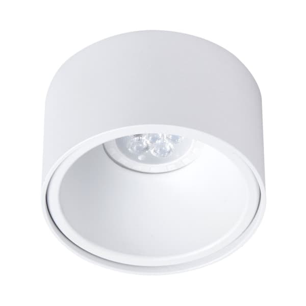 Bali Round White Flush Mount