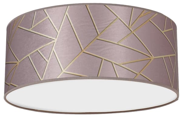 Taklampa ZIGGY ROSA Guld/Rosa 2xE27 Ø40cm