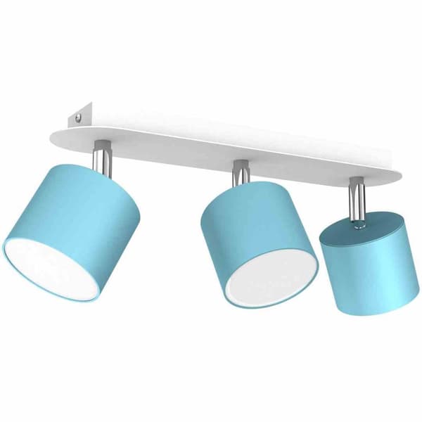 Loftslampe DIXIE BLÅ/HVID 3xGX53