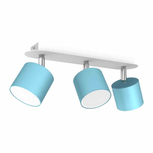 Loftslampe DIXIE BLÅ/HVID 3xGX53