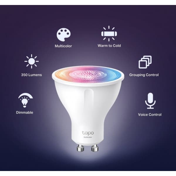 TP-Link Tapo L630 smart lampa, GU10, 350 lm, 4-Pack