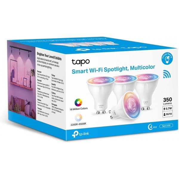 TP-Link Tapo L630 smart lampa, GU10, 350 lm, 4-Pack